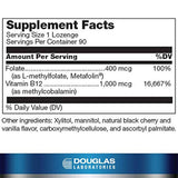 Douglas Laboratories® – metil B12 Plus – 90 pestañas, 1, 1