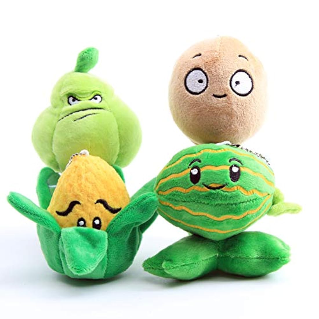 Peluches de Plantas vs Zombies (14 piezas) diferente altura