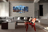 5 paneles pared arte pintura Chicago Illinois Estados Unidos