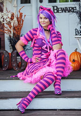 Disfraz de gato Wonderland de talla grande para adulto
