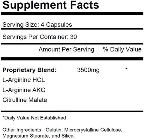 Suplemento 2 botellas complejo de óxido nítrico 3500 mg