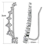 Pendientes de plata esterlina Pendiente hipoalergénico