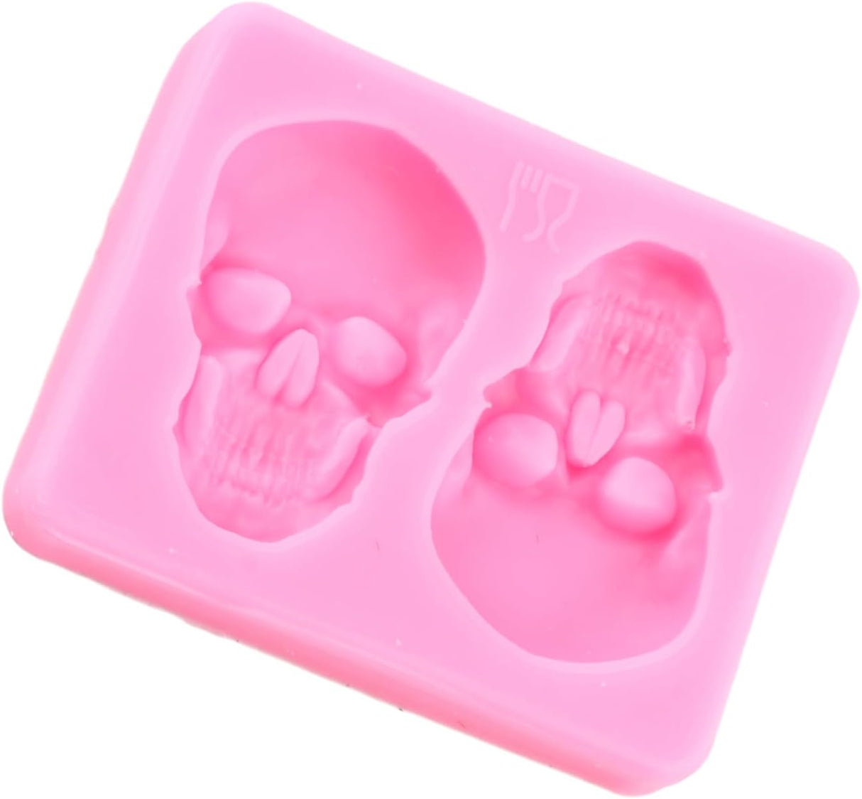 Molde de Silicona Cabeza de Esqueleto para Decoración de Pasteles