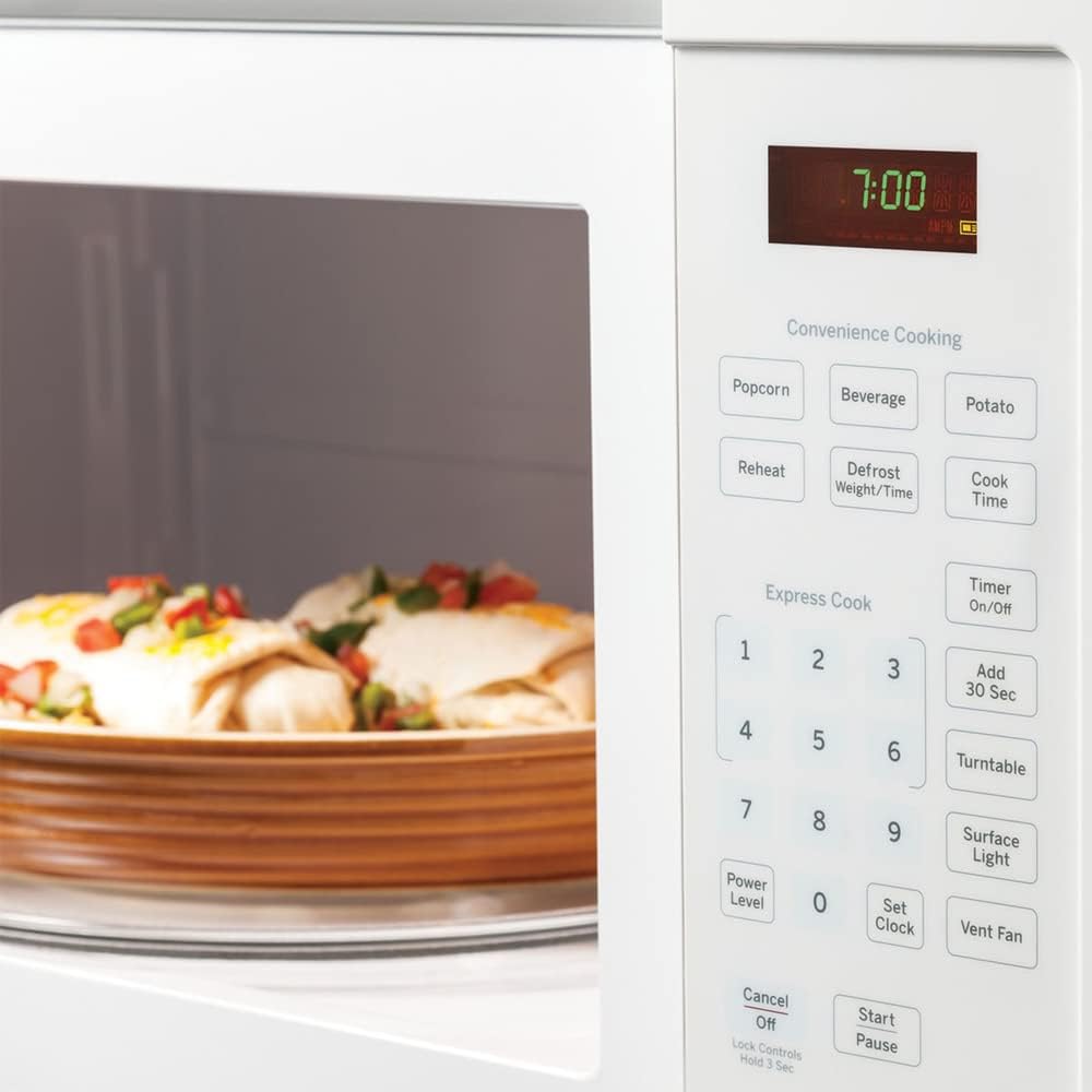 Microondas GE 1.6 Cu. Ft. Sobremesa JVM3160DFWW - Paquete CPS 2 Años
