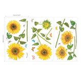 Pegatinas de pared para niños diseño de girasoles