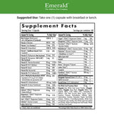 Multivitamínico para mujer 45 1-Daily Multi - Multivitamina con CoQ10, Vitamina K2 (MK-7) y Calcio Extra - Apoya el Corazón Saludable Huesos Fuertes, Hormonas Equilibradas y Más - Laboratorios Esmeralda - 60 Cápsulas Vegetales