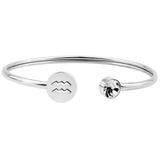 Zuo Bao Brazalete de signo del zodiaco de acuario