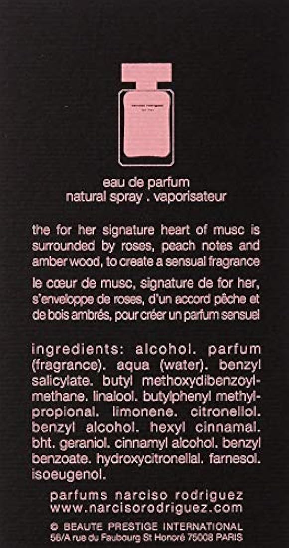 Perfume para mujer Narciso Rodríguez