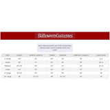 Disfraz de zorro para niña color marrón y blanco talla L