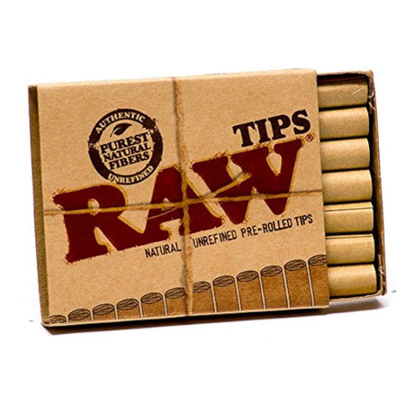 Colillas RAW preenrolladas naturales sin refinar 5
