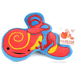 Peluche de Oido interno color azul-rojo. I Heart Guts