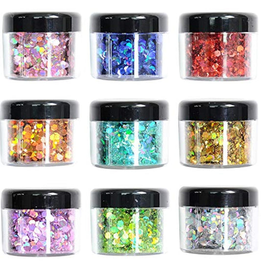 Glitter para las uñas multicolor - Wenida