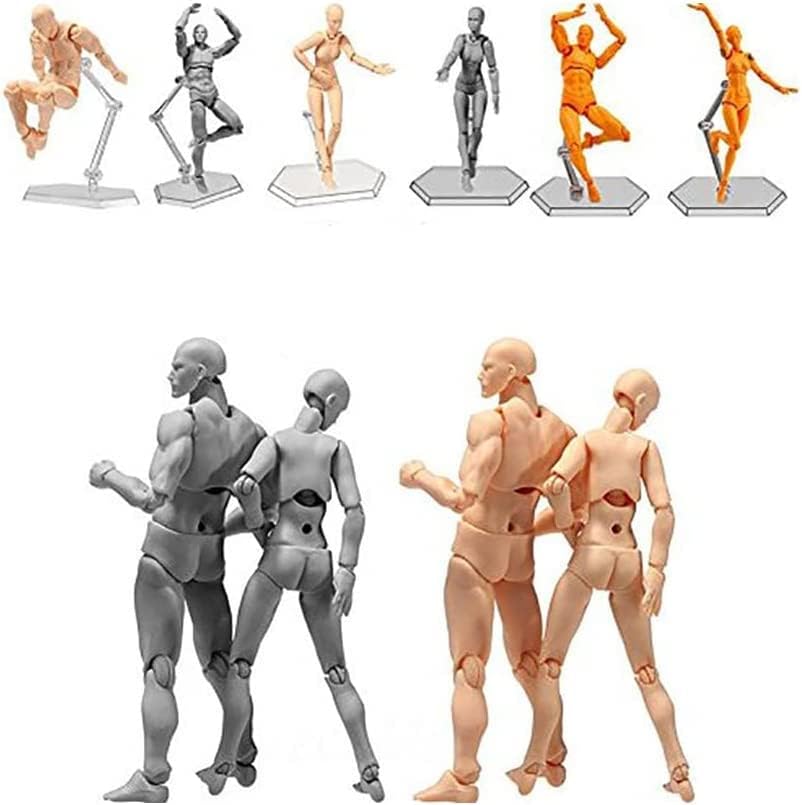 Maniquí AXITWXIT para Dibujo, Set Hombre y Mujer, Artistas