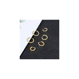 Aretes pequeños para mujer oro  hipoalergénicos