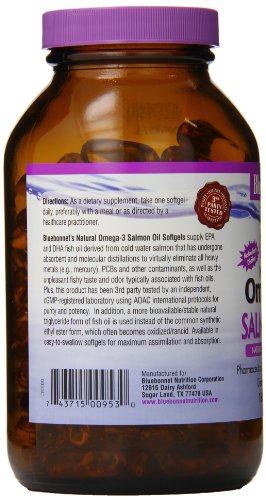 Cápsulas blandas de aceite de salmón Omega-3 natural