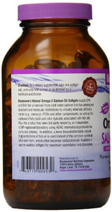 Cápsulas blandas de aceite de salmón Omega-3 natural
