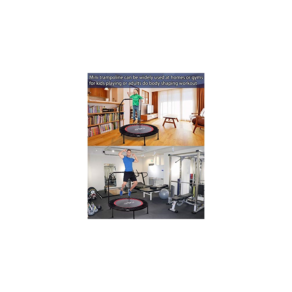 Mini trampolines para adultos plegable de altura ajustable