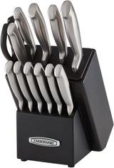 Juego de cuchillos de 13 piezas Farberware EdgeKeeper Negro