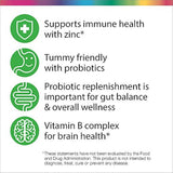 Rainbow Light Kids One Multivitamina con complejo de vitamina B, sabor a fruta – 90 tabletas (el paquete puede variar)