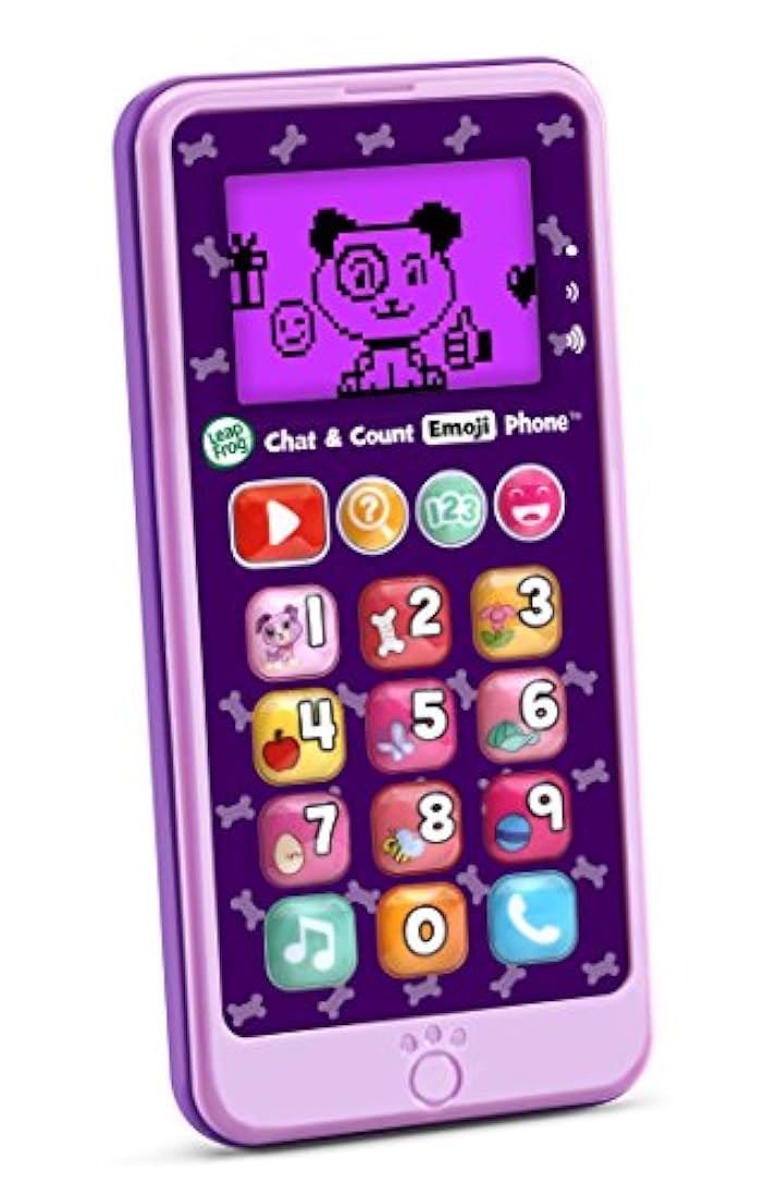 Teléfono, Púrpura Leapfrog Chat y Conde Emoji