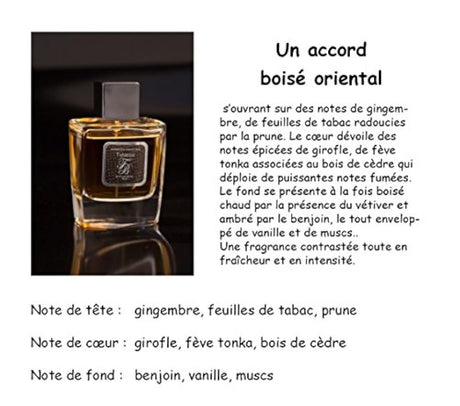 Franck boclet Tabaco Eau de Parfum 3,3 FL oz/100 ml