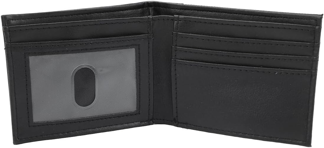 Cartera Bifold Hombre con Logo de Batman