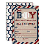 tarjetas de invitacion con temática de beisbol