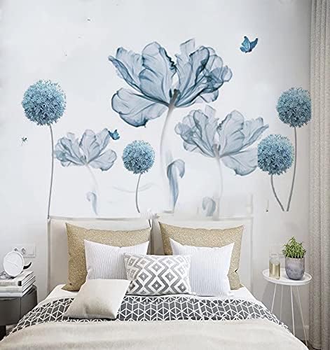 Vinilos de Flores Grandes para Pared - Decoración Removible - Set