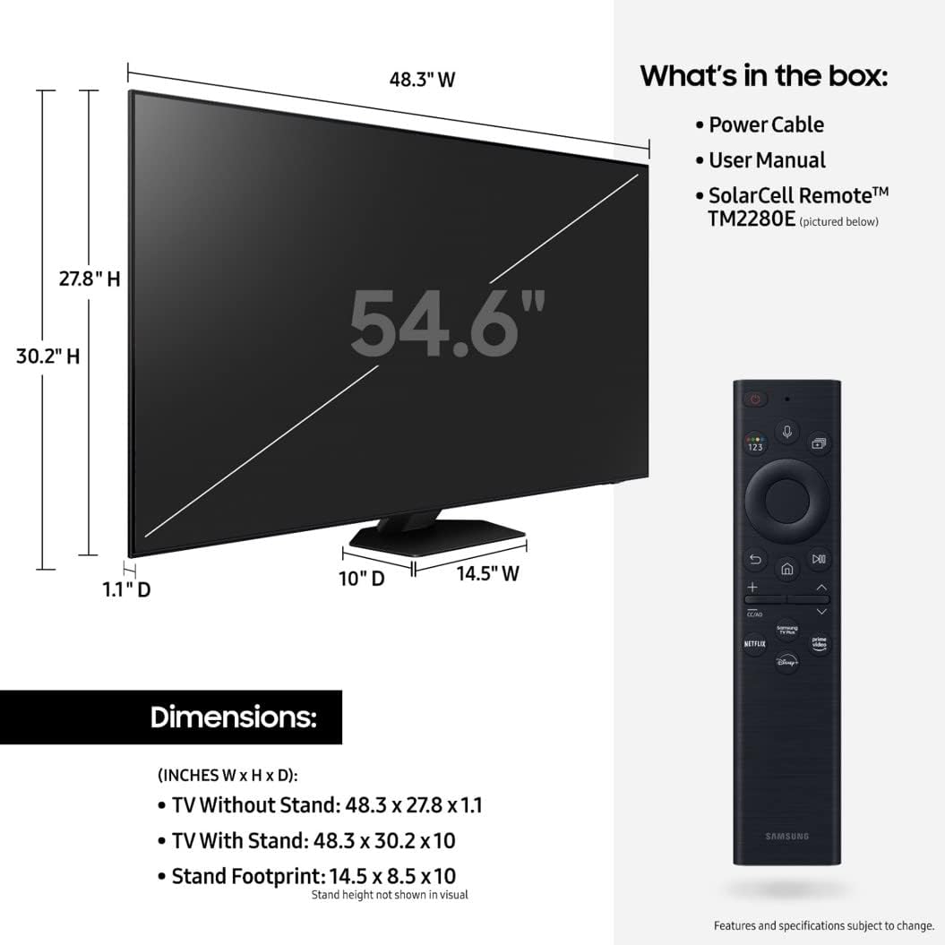 Televisor 55 Neo QLED 4K SAMSUNG, HDR, Dolby Atmos, QN85B