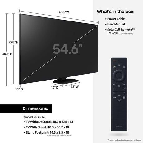 Televisor 55 Neo QLED 4K SAMSUNG, HDR, Dolby Atmos, QN85B