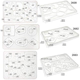 Moldes de resina y suministros para hacer joyas, pendientes de aro geométrico, collar colgante, colgantes de filigrana