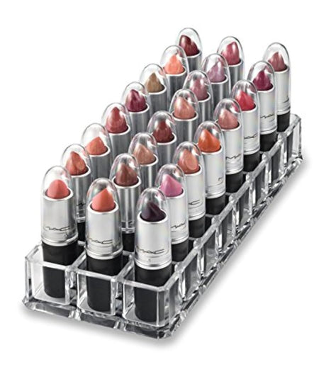 Tapas de lápiz labial transparente para ver el color