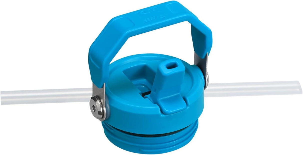 Botella de agua con popote, acero inoxidable, aislante, 2.0
