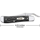Cuchillo de bolsillo, sintético, Negro