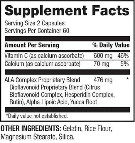vitamina C Ultra Plan optim-c 600 mg (120 caps)