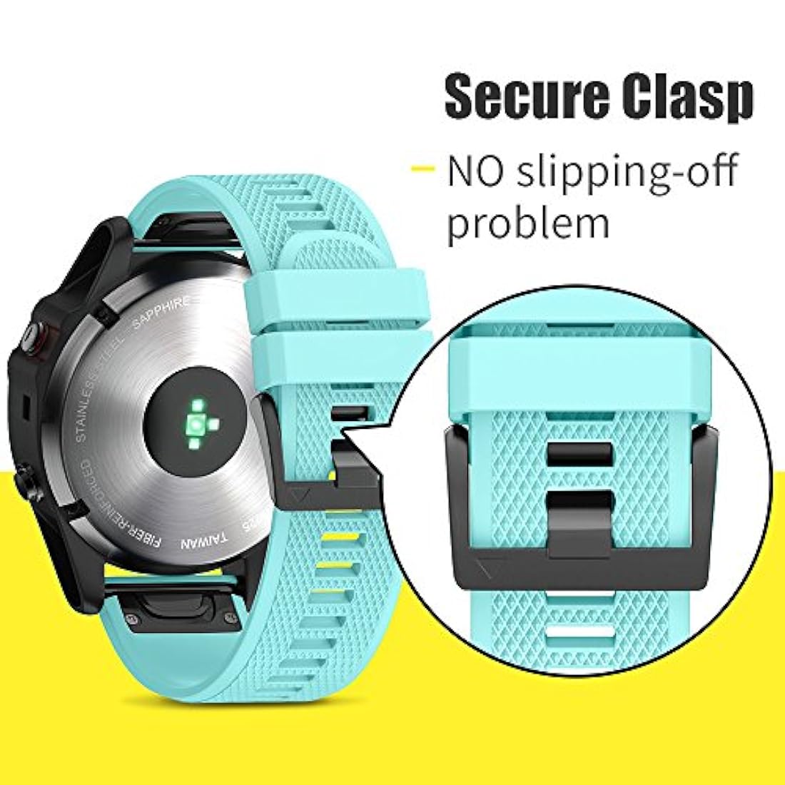 NotoCity - Correa de silicona para reloj deportivo