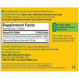 Comprimidos de vitamina D3 2000 UI 100 unidades