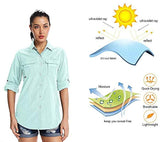 Linlon playera de pesca de secado rápido, con protección UV