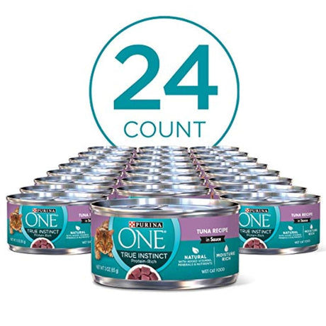 Purina ONE  húmeda para gatos - (24) latas de 3 onzas
