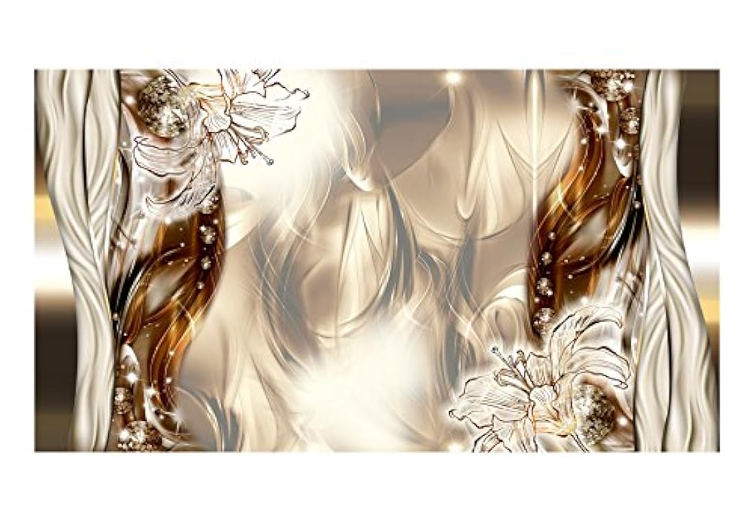 Mural de pared tipo lirios (490x280cm/193x110autoadhesivo)