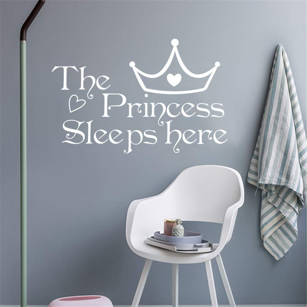 Stickers de Pared Princesa, Decoración PVC para Niña
