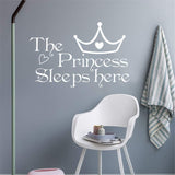 Stickers de Pared Princesa, Decoración PVC para Niña
