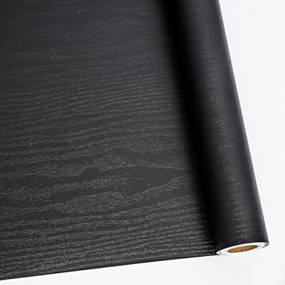 Abyssaly  Papel de contacto de madera negra autoadhesivo