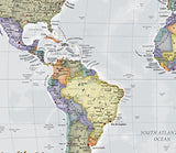Mapa Scratch the World para raspar con cartografía