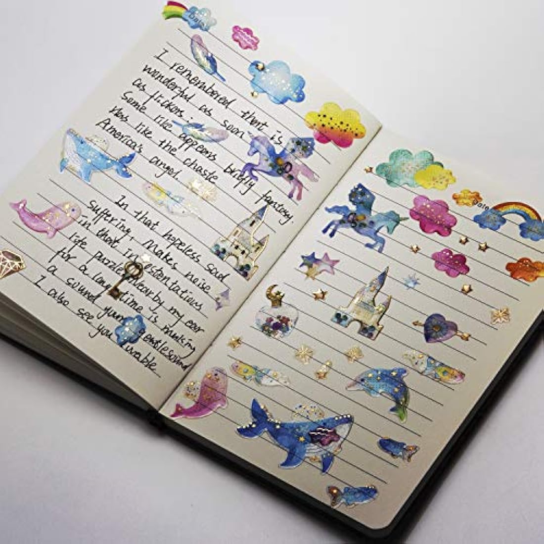 SAVITA 400 Epoxy Stickers para niños Niñas 3D Puffy Stickers