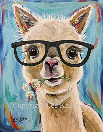 Lámina decorativa de llama con lentes