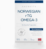 Norwegian rTG Omega 3 Fish Oil, 300 DHA 600 EPA, 60 cápsulas