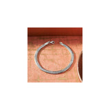 Pulseras italiana de eslabones cubanos de oro de 14 quilates