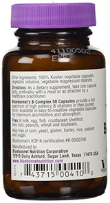 BlueBonnet B-Complex 50 cápsulas vegetales, 50 unidades
