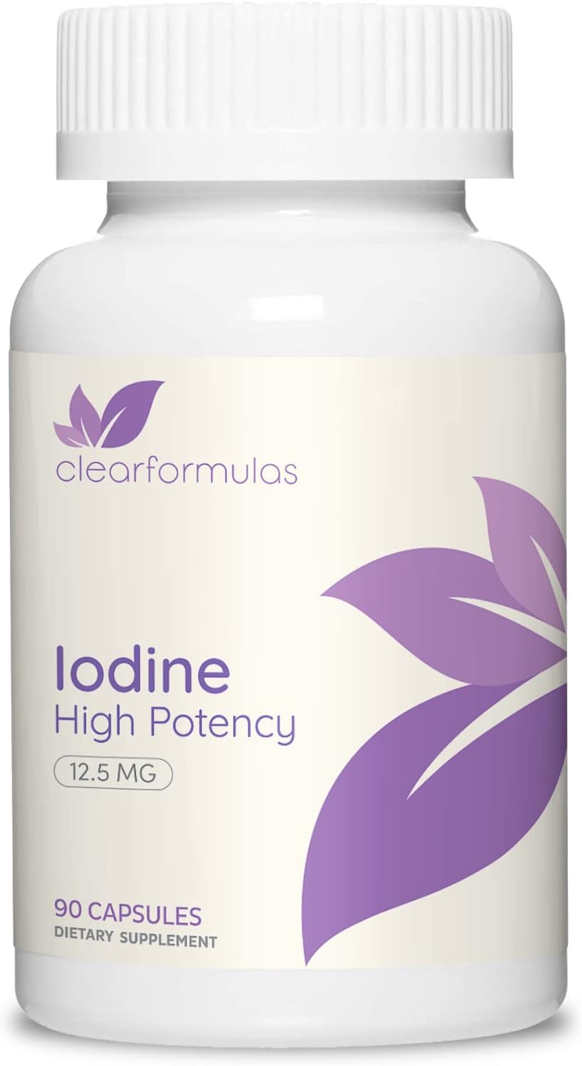 Suplemento de Yodo 12.5 mg Salud Tiroides 90 cápsulas